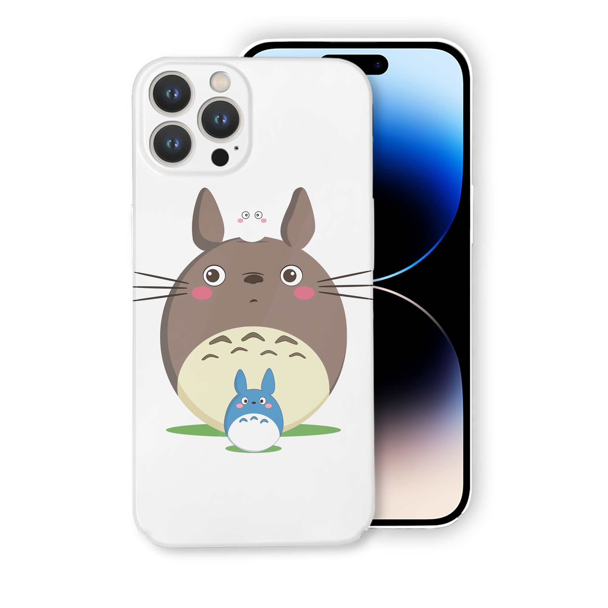 （画像用） となりのトトロ 草壁メイ 草壁サツキ My Neighbor Totoro Satsuki Kusakabe Mei Kusakabe 【iPhone 14シリーズ対応】ハードケース